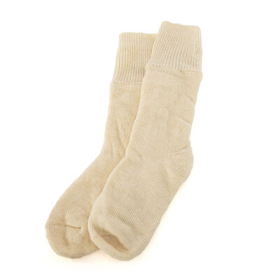 British Off-White Wool Socks | Issued, , large